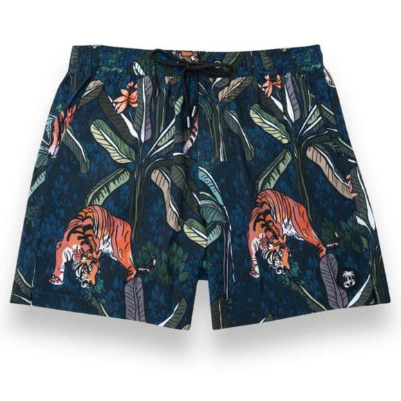 NWT Barstool Balls Beachwear Night Stalker Button Up & Swim Trunks Size XXL - Picture 6 of 7